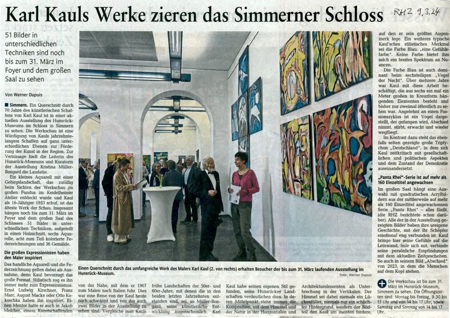 Vernissage der Werkschau 2024